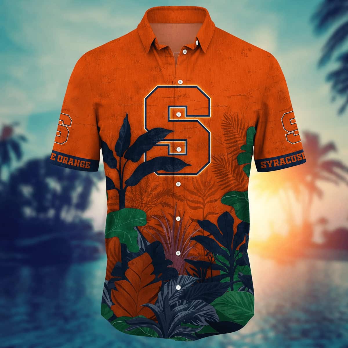 Tropical Aloha NCAA Syracuse Orange Hawaiian Shirt Cool Gift For Beach Trip Tropical Aloha NCAA Syracuse Orange Hawaiian Shirt Cool Gift For Beach Trip