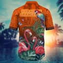 Trending Aloha NCAA Syracuse Orange Hawaiian Shirt Pink Flamingo Gift For Best Friend