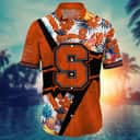 Awesome Aloha NCAA Syracuse Orange Hawaiian Shirt Summer Holiday Gift