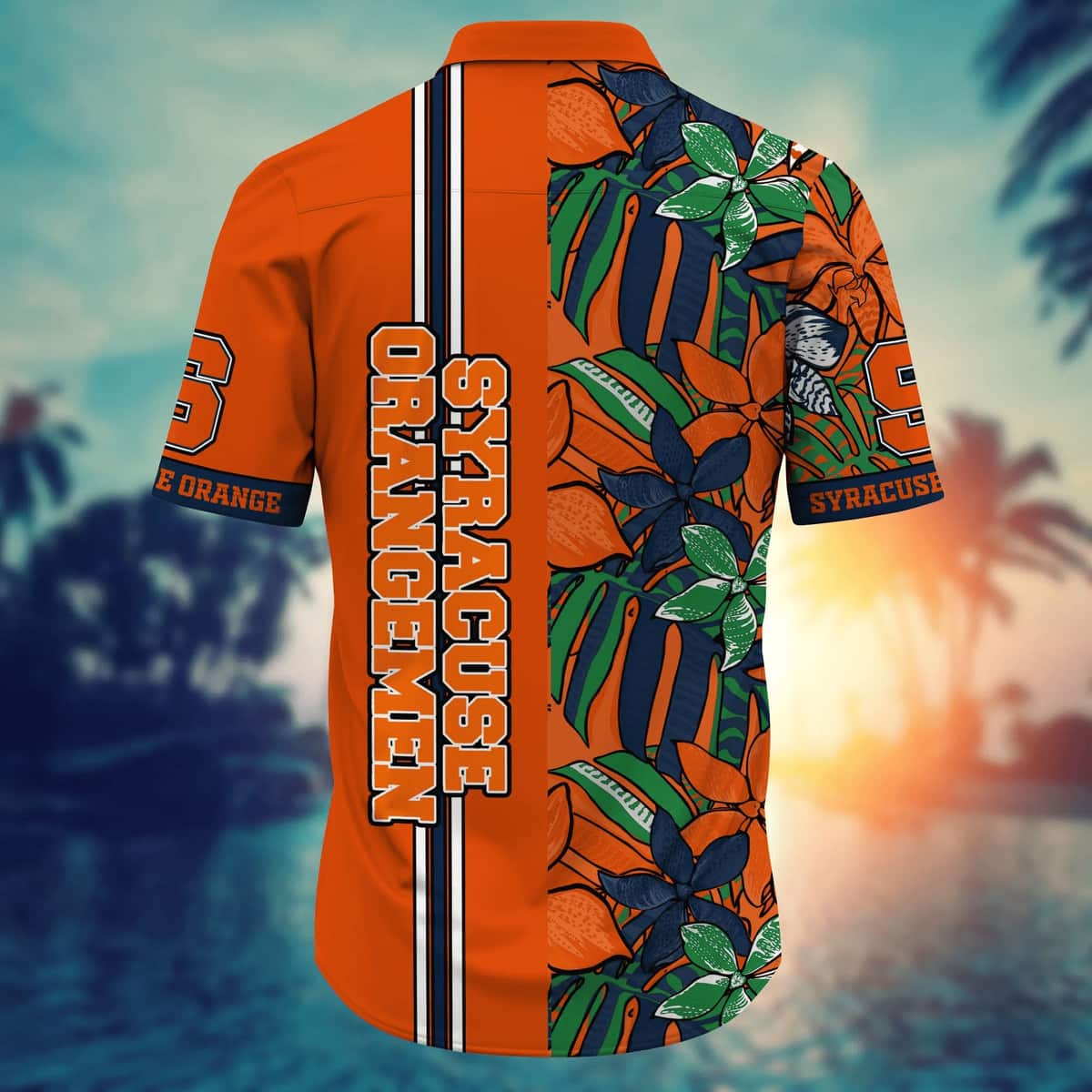 NCAA Syracuse Orange Hawaiian Shirt Tropical Summer Gift For Beach Lovers NCAA Syracuse Orange Hawaiian Shirt Tropical Summer Gift For Beach Lovers