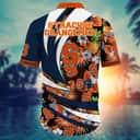 Summer NCAA Syracuse Orange Hawaiian Shirt Gift For Beach Lovers