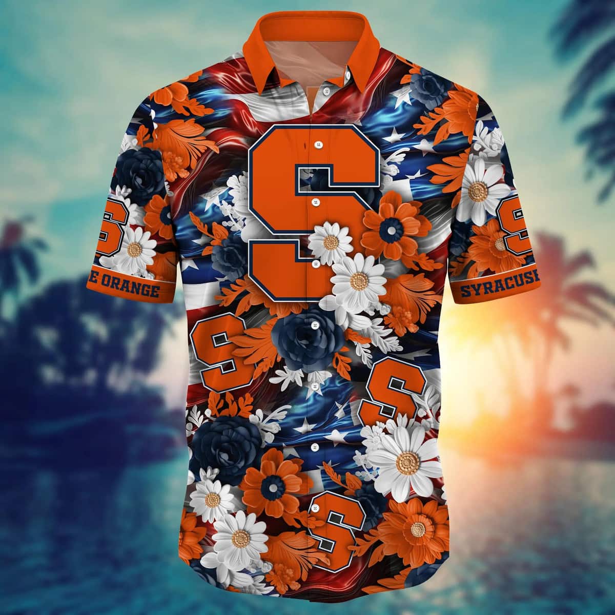 Aloha NCAA Syracuse Orange Hawaiian Shirt Independence Day Gift For Boyfriend Aloha NCAA Syracuse Orange Hawaiian Shirt Independence Day Gift For Boyfriend