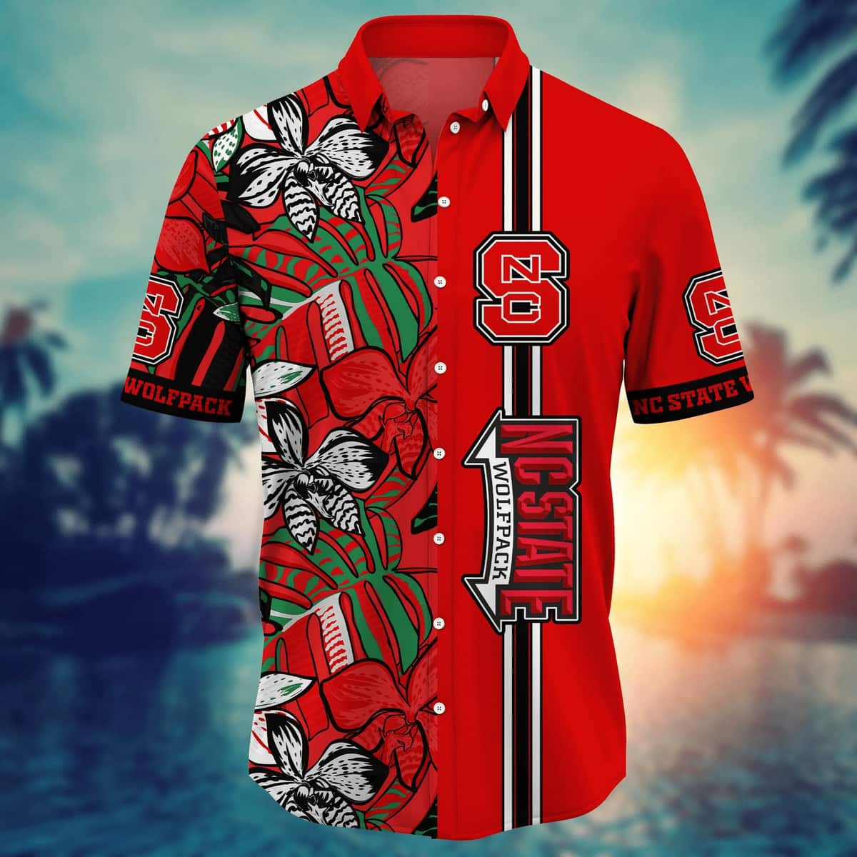 NC State Wolfpack NCAA Hawaiian Shirt Trendy Summer Gift For Family NC State Wolfpack NCAA Hawaiian Shirt Trendy Summer Gift For Family