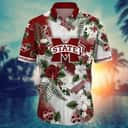NCAA Mississippi State Bulldogs Hawaiian Shirt Hibiscus Flowers Gift For Friends