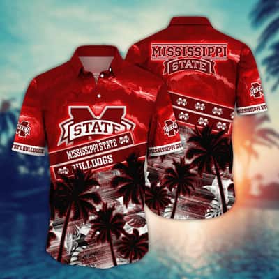 Vintage Aloha NCAA Mississippi State Bulldogs Hawaiian Shirt Gift For Friend