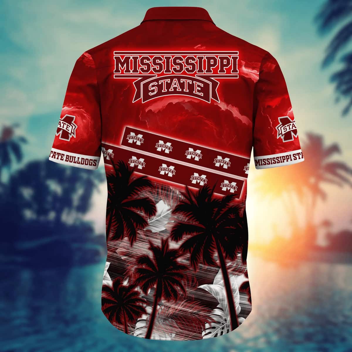 Vintage Aloha NCAA Mississippi State Bulldogs Hawaiian Shirt Gift For Friend Vintage Aloha NCAA Mississippi State Bulldogs Hawaiian Shirt Gift For Friend