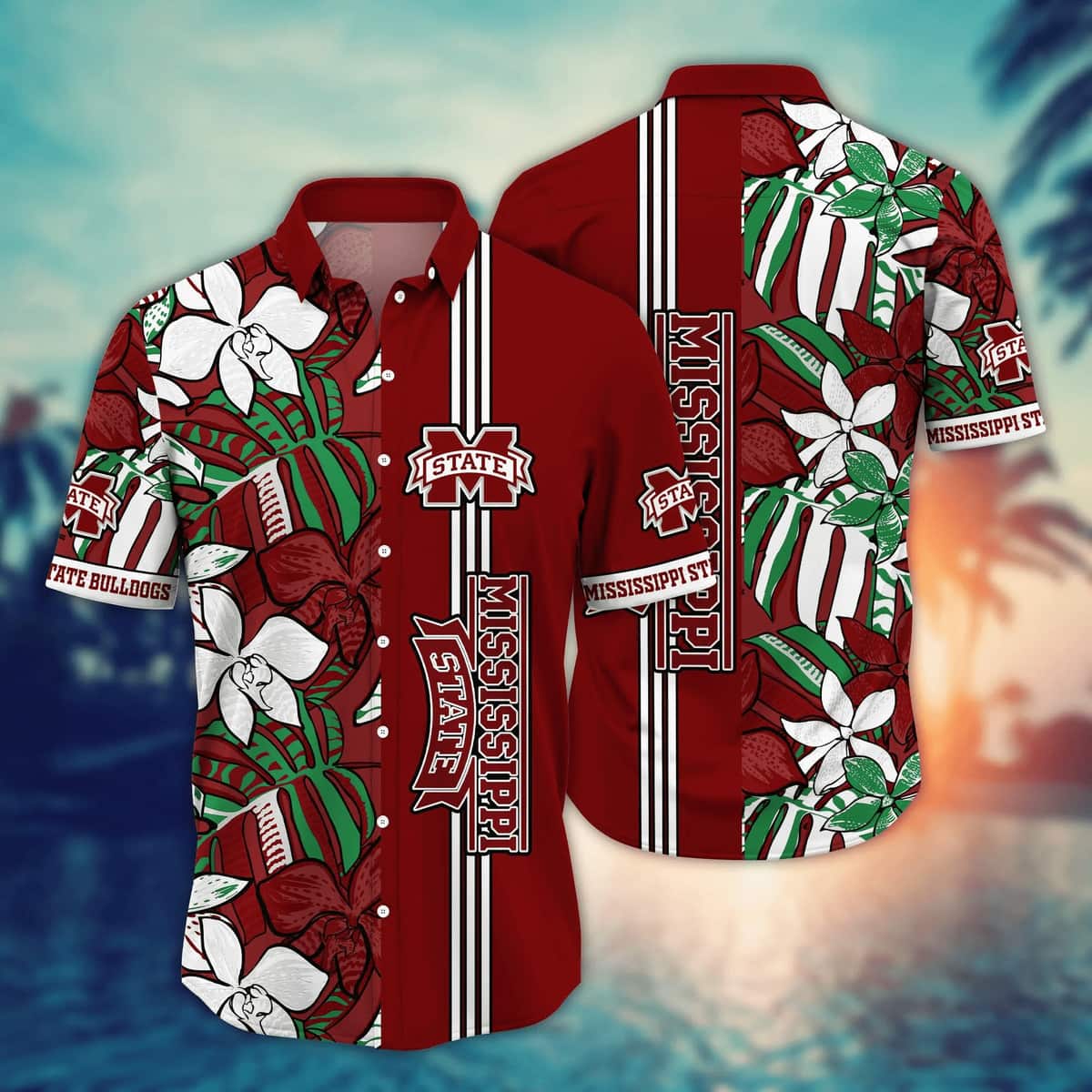 NCAA Mississippi State Bulldogs Hawaiian Shirt Summer Gift For Best Friend NCAA Mississippi State Bulldogs Hawaiian Shirt Summer Gift For Best Friend