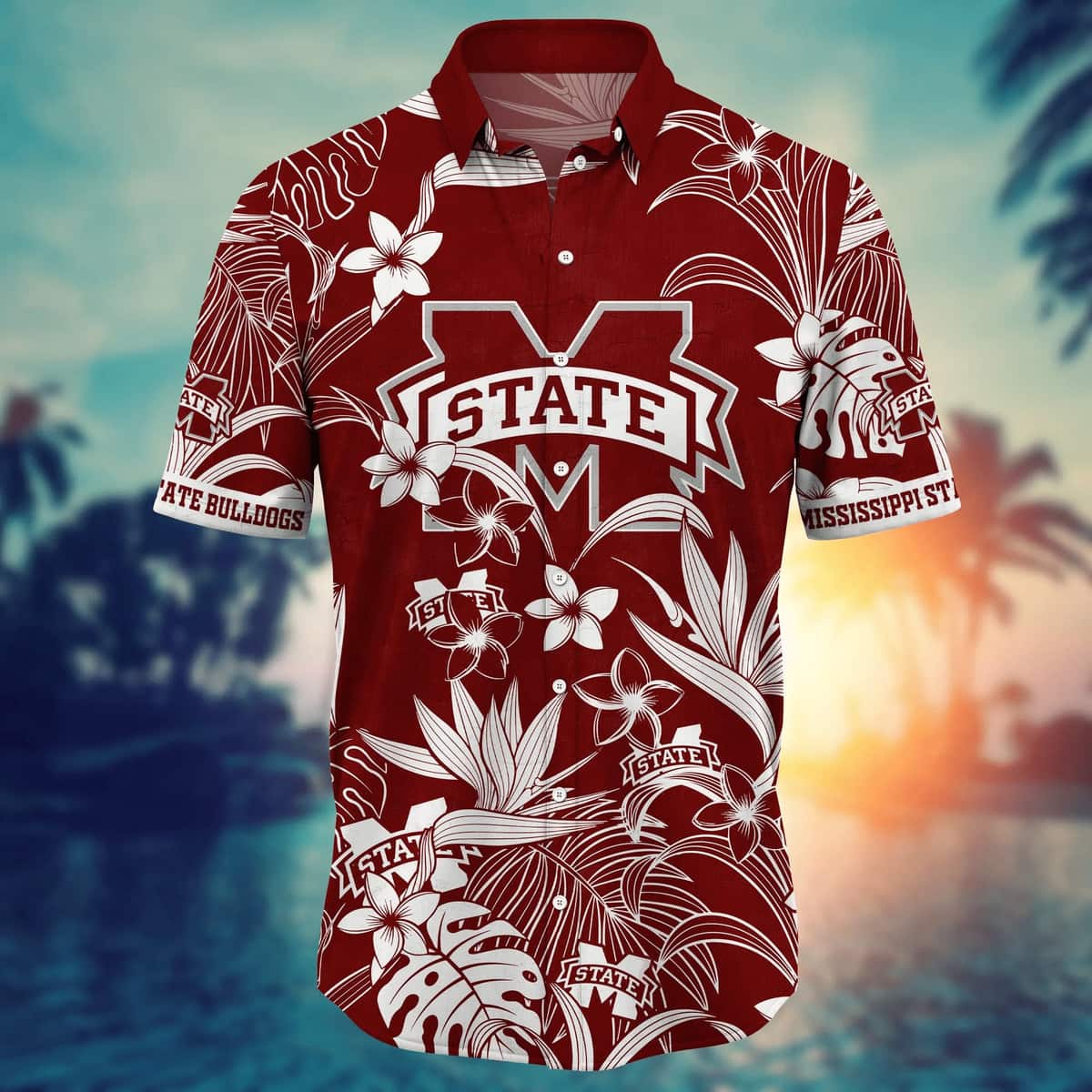 NCAA Mississippi State Bulldogs Hawaiian Shirt Practical Beach Gift For Dad NCAA Mississippi State Bulldogs Hawaiian Shirt Practical Beach Gift For Dad