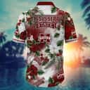 NCAA Mississippi State Bulldogs Hawaiian Shirt Hibiscus Flowers Gift For Dad