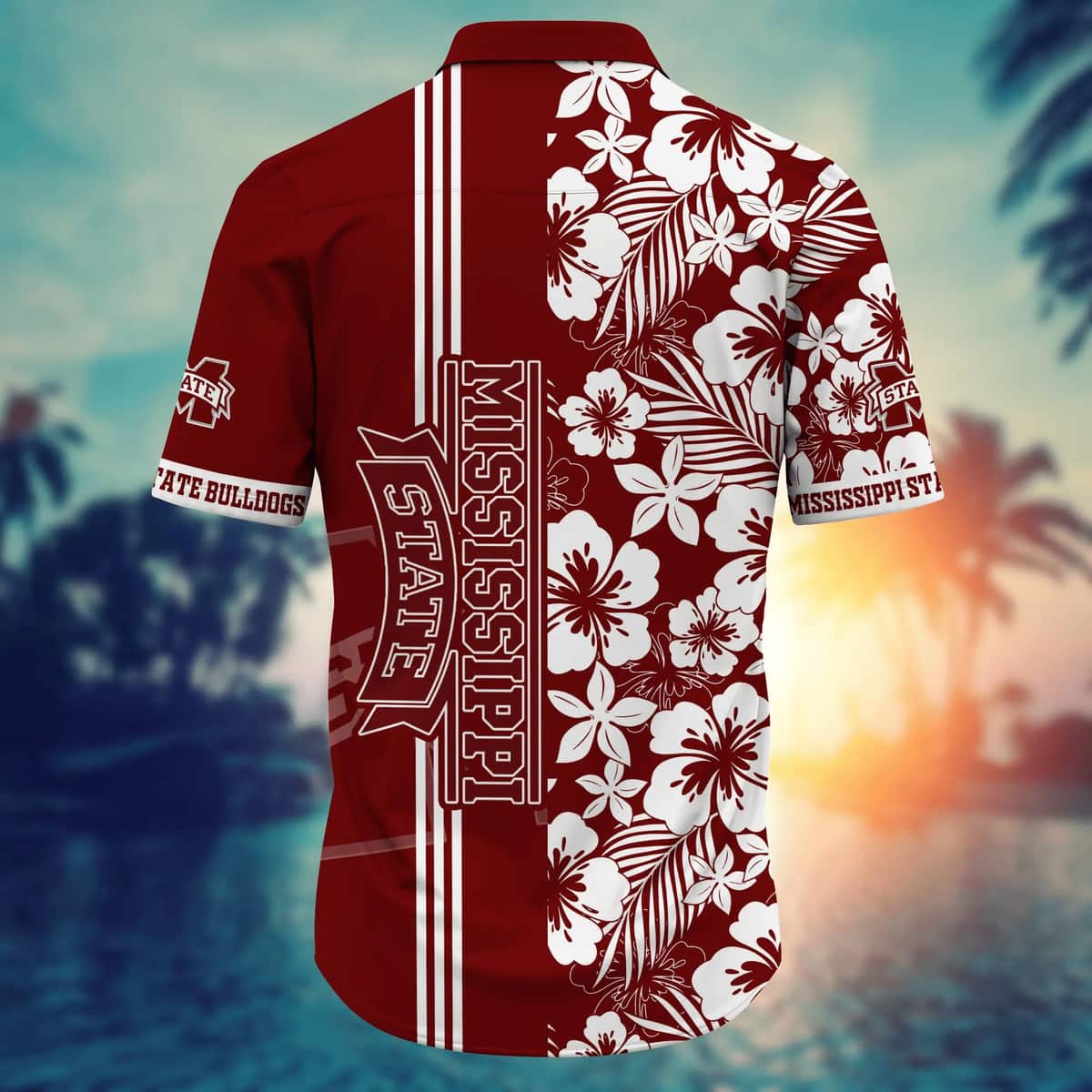 NCAA Mississippi State Bulldogs Hawaiian Shirt Trendy Summer Gift For Boyfriend NCAA Mississippi State Bulldogs Hawaiian Shirt Trendy Summer Gift For Boyfriend
