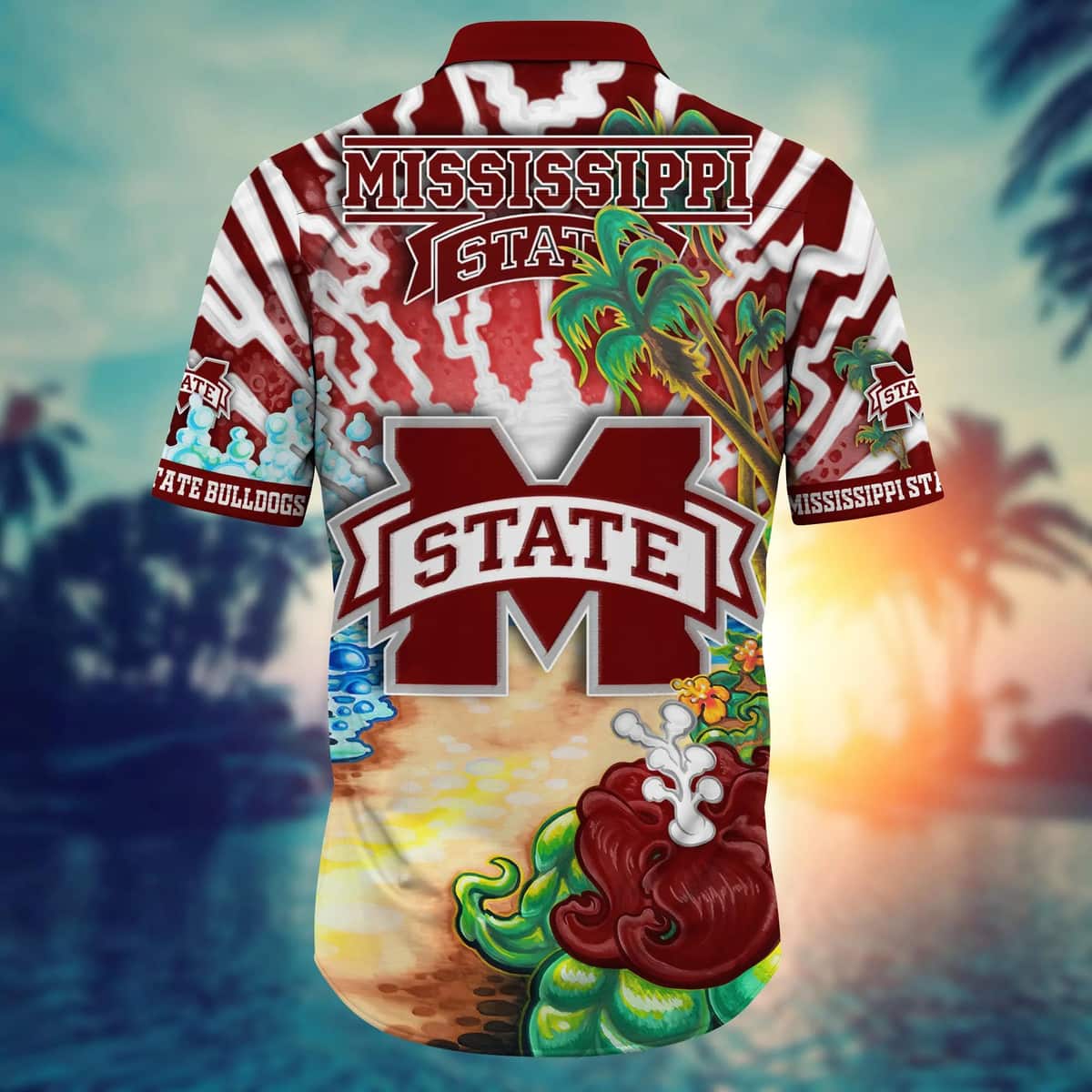 Colorful Aloha NCAA Mississippi State Bulldogs Hawaiian Shirt Summer Vacation Gift Colorful Aloha NCAA Mississippi State Bulldogs Hawaiian Shirt Summer Vacation Gift