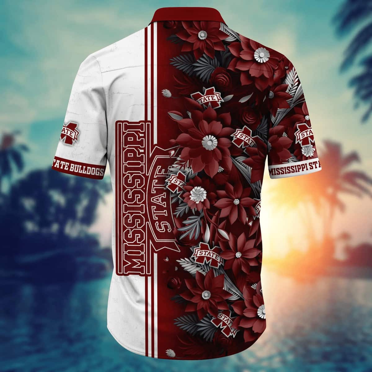 Classic Aloha NCAA Mississippi State Bulldogs Hawaiian Shirt Beach Gift For Friend Classic Aloha NCAA Mississippi State Bulldogs Hawaiian Shirt Beach Gift For Friend