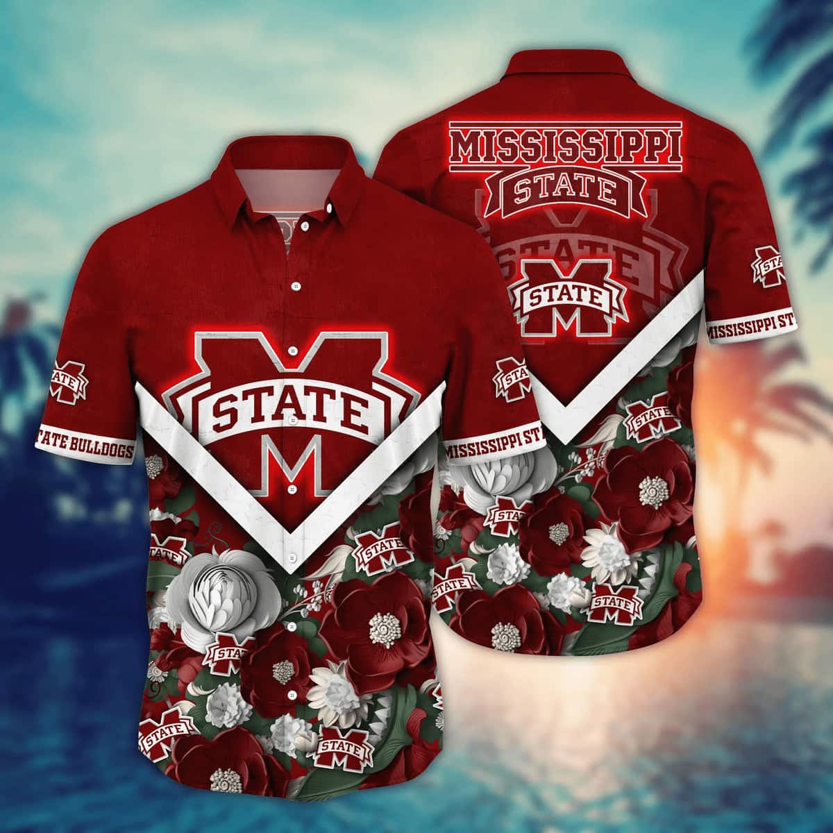 NCAA Mississippi State Bulldogs Hawaiian Shirt Gift For Summer Lovers