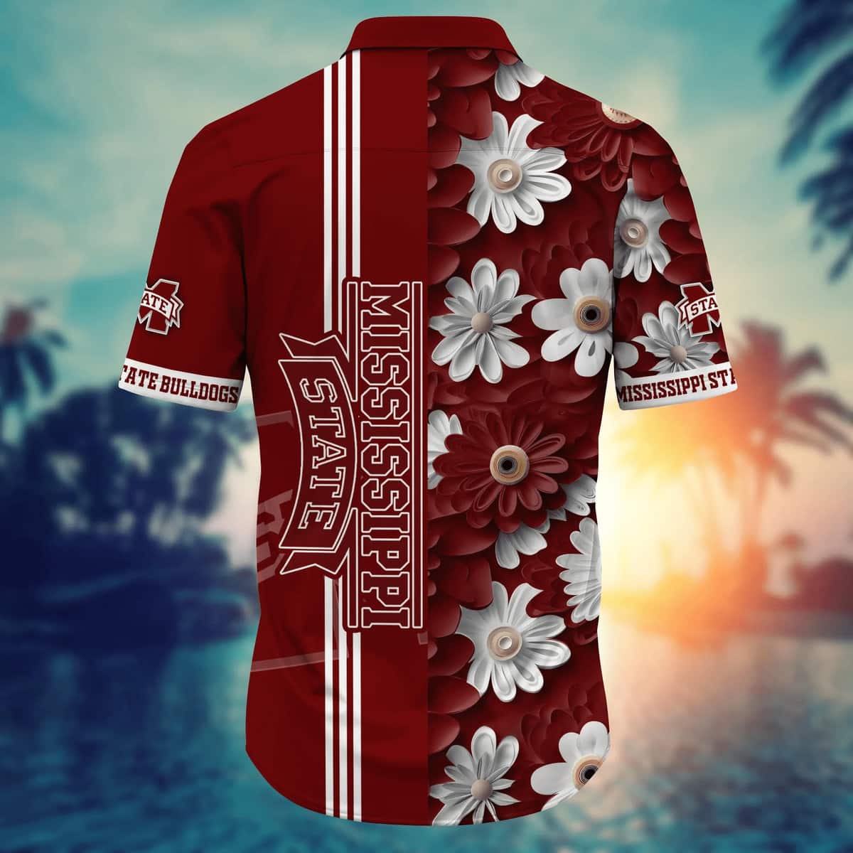 NCAA Mississippi State Bulldogs Hawaiian Shirt Gift For Beach Vacation NCAA Mississippi State Bulldogs Hawaiian Shirt Gift For Beach Vacation