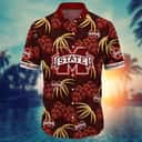 NCAA Mississippi State Bulldogs Hawaiian Shirt Palm Leaves Beach Lovers Gift NCAA Mississippi State Bulldogs Hawaiian Shirt Palm Leaves Beach Lovers Gift