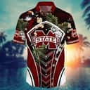 NCAA Mississippi State Bulldogs Hawaiian Shirt Tropical Palm Leaves Gift For Dad