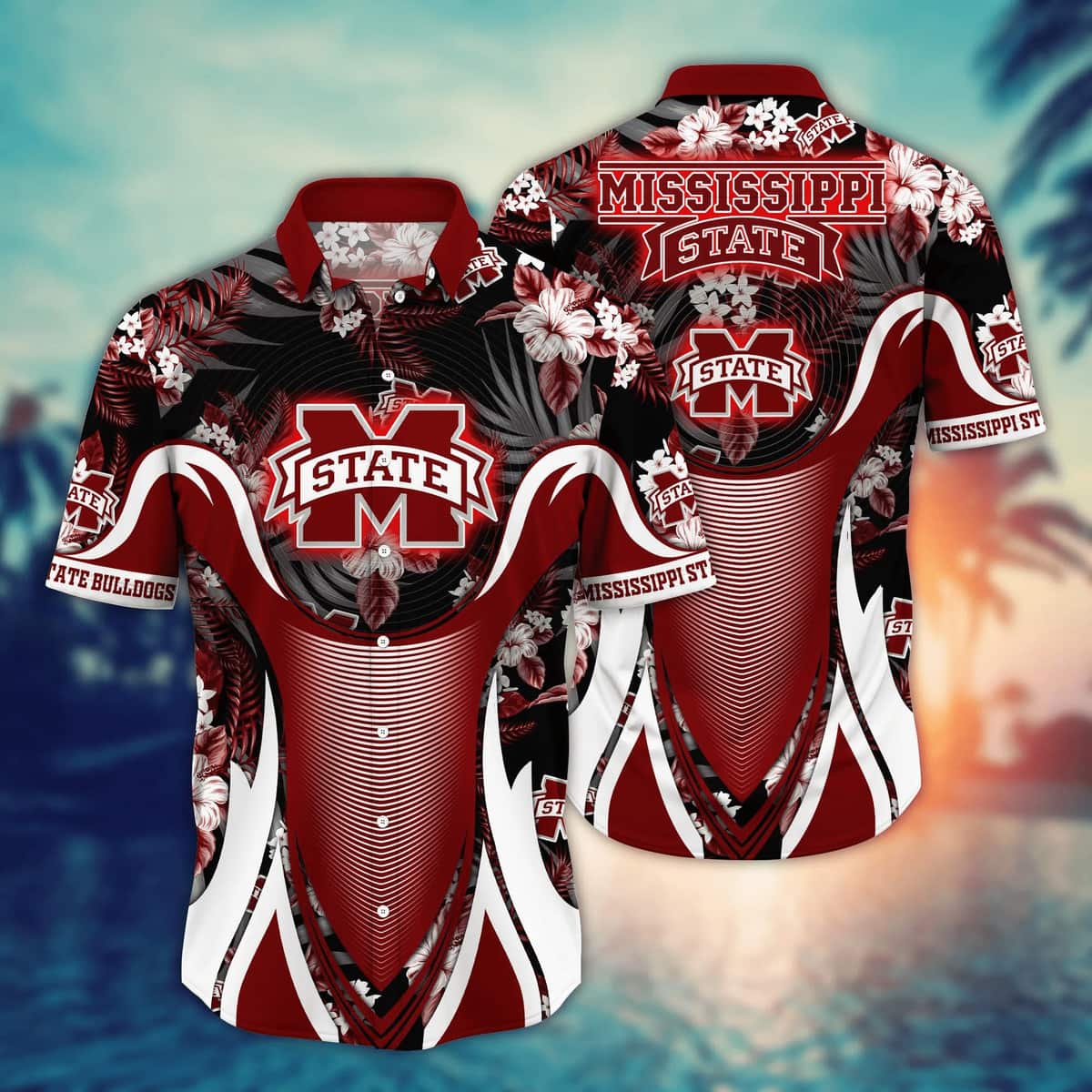 Stylish NCAA Mississippi State Bulldogs Hawaiian Shirt Cool Gift For Friend Stylish NCAA Mississippi State Bulldogs Hawaiian Shirt Cool Gift For Friend