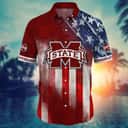NCAA Mississippi State Bulldogs Hawaiian Shirt Happy 4th Of July Gift For Family NCAA Mississippi State Bulldogs Hawaiian Shirt Happy 4th Of July Gift For Family