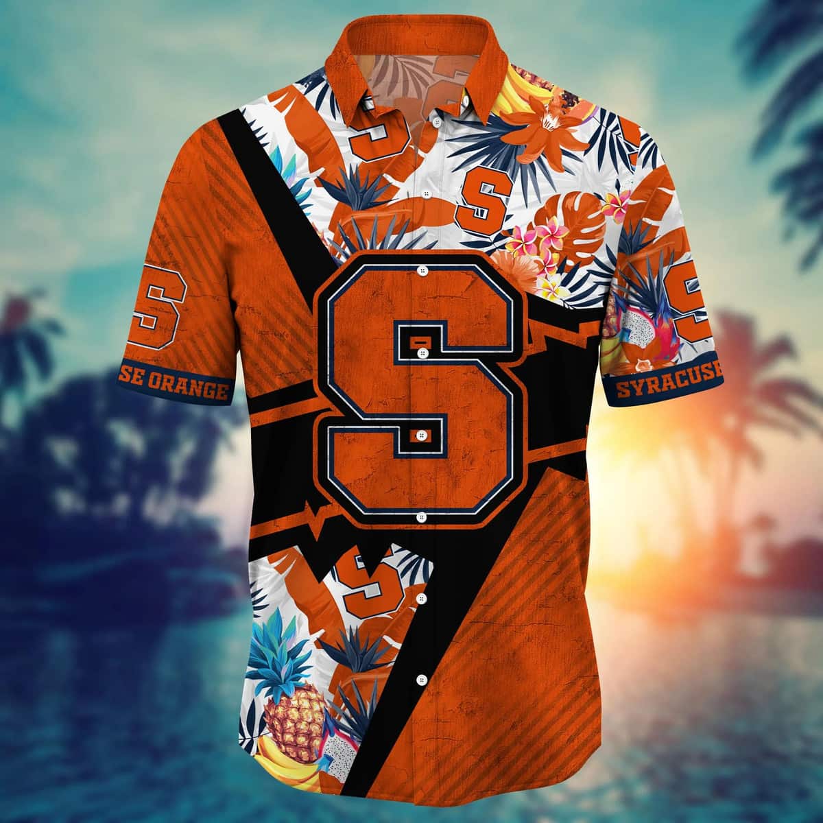 Tropical Aloha Syracuse Orange NCAA Hawaiian Shirt Gift For Beach Lovers Tropical Aloha Syracuse Orange NCAA Hawaiian Shirt Gift For Beach Lovers
