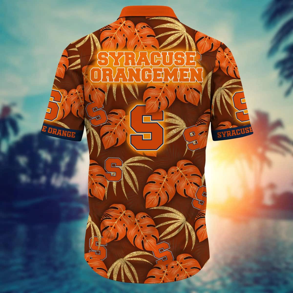 Basic Aloha Syracuse Orange NCAA Hawaiian Shirt Tropical Palm Leaves Beach Lovers Gift Basic Aloha Syracuse Orange NCAA Hawaiian Shirt Tropical Palm Leaves Beach Lovers Gift