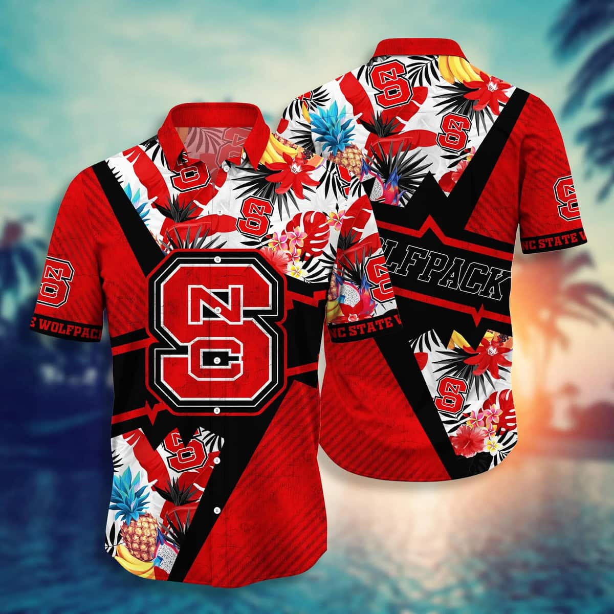 Trending Aloha NCAA NC State Wolfpack Hawaiian Shirt Gift For Beach Vacation