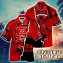 Vintage Aloha NCAA NC State Wolfpack Hawaiian Shirt Custom Name Gift For Best Friend