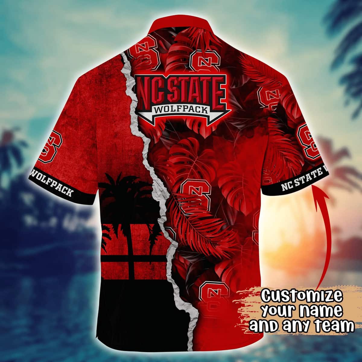 Vintage Aloha NCAA NC State Wolfpack Hawaiian Shirt Custom Name Gift For Best Friend Vintage Aloha NCAA NC State Wolfpack Hawaiian Shirt Custom Name Gift For Best Friend