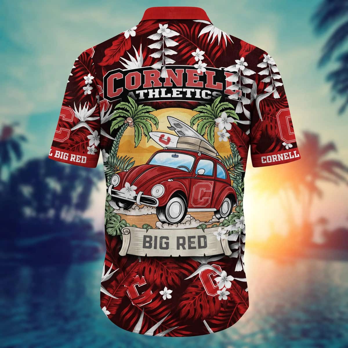 Stylish Aloha NCAA Cornell Big Red Hawaiian Shirt Summer Vacation Gift Stylish Aloha NCAA Cornell Big Red Hawaiian Shirt Summer Vacation Gift