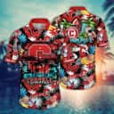 Summer Aloha NCAA Cornell Big Red Hawaiian Shirt Tropical Fruit Gift For Dad
