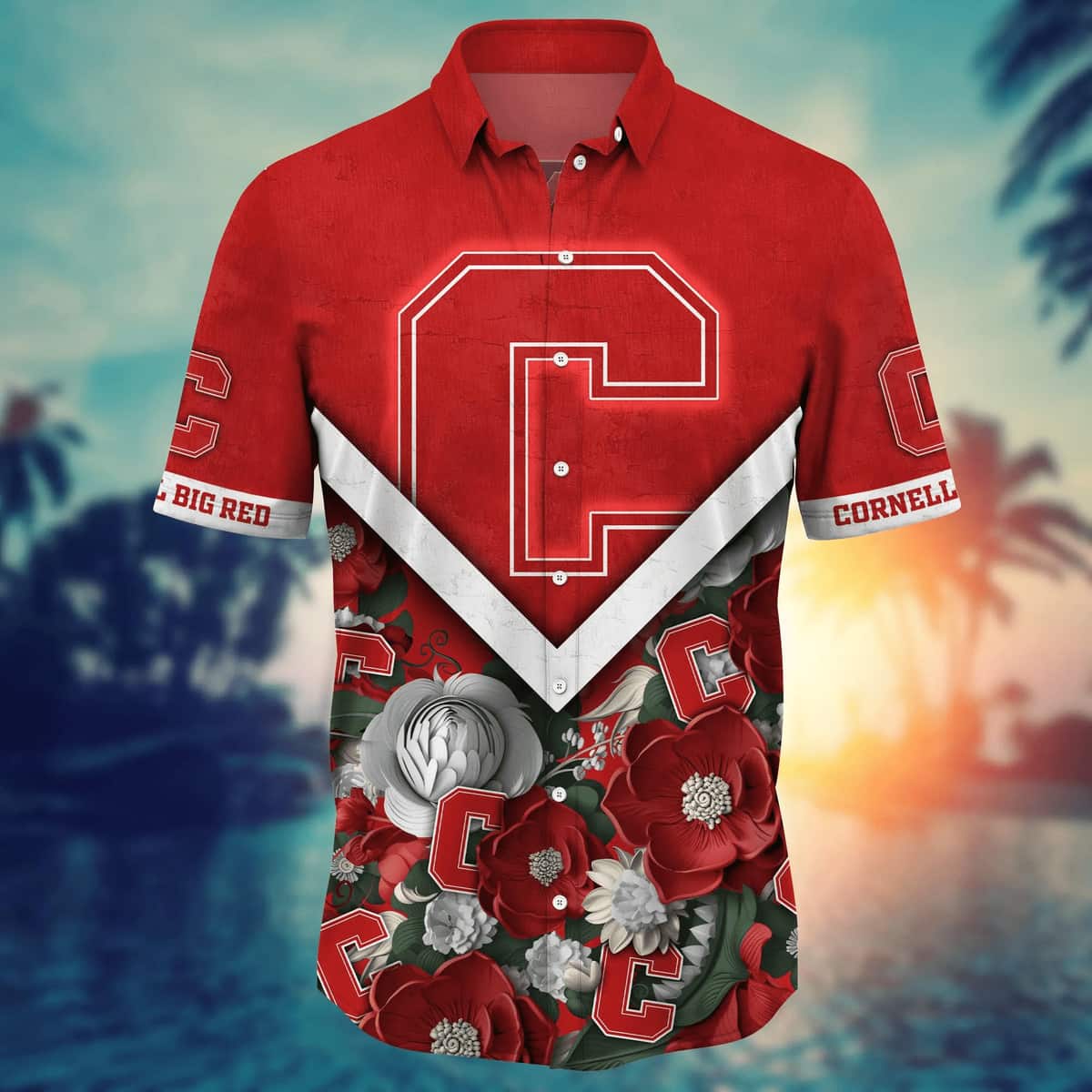 Floral Aloha NCAA Cornell Big Red Hawaiian Shirt Trendy Gift For Best Friend Floral Aloha NCAA Cornell Big Red Hawaiian Shirt Trendy Gift For Best Friend