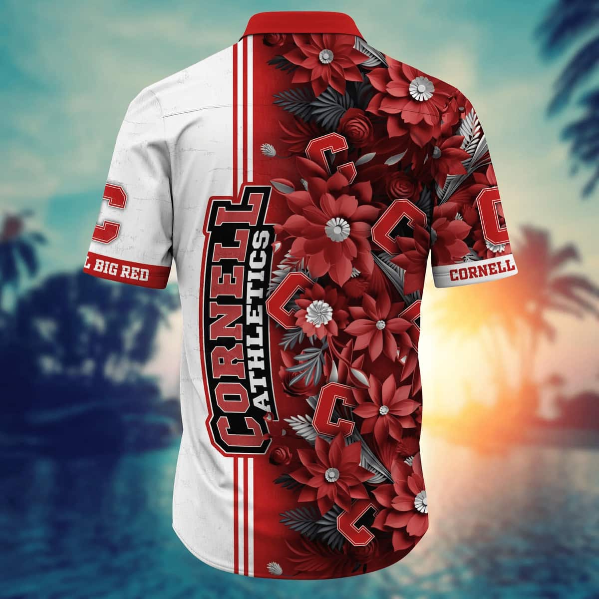 Floral Aloha NCAA Cornell Big Red Hawaiian Shirt Cool Gift For Friends Floral Aloha NCAA Cornell Big Red Hawaiian Shirt Cool Gift For Friends