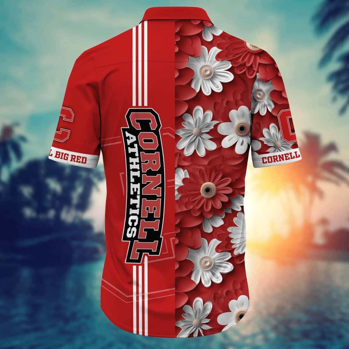 NCAA Cornell Big Red Hawaiian Shirt Trendy Summer Gift For Boyfriend NCAA Cornell Big Red Hawaiian Shirt Trendy Summer Gift For Boyfriend