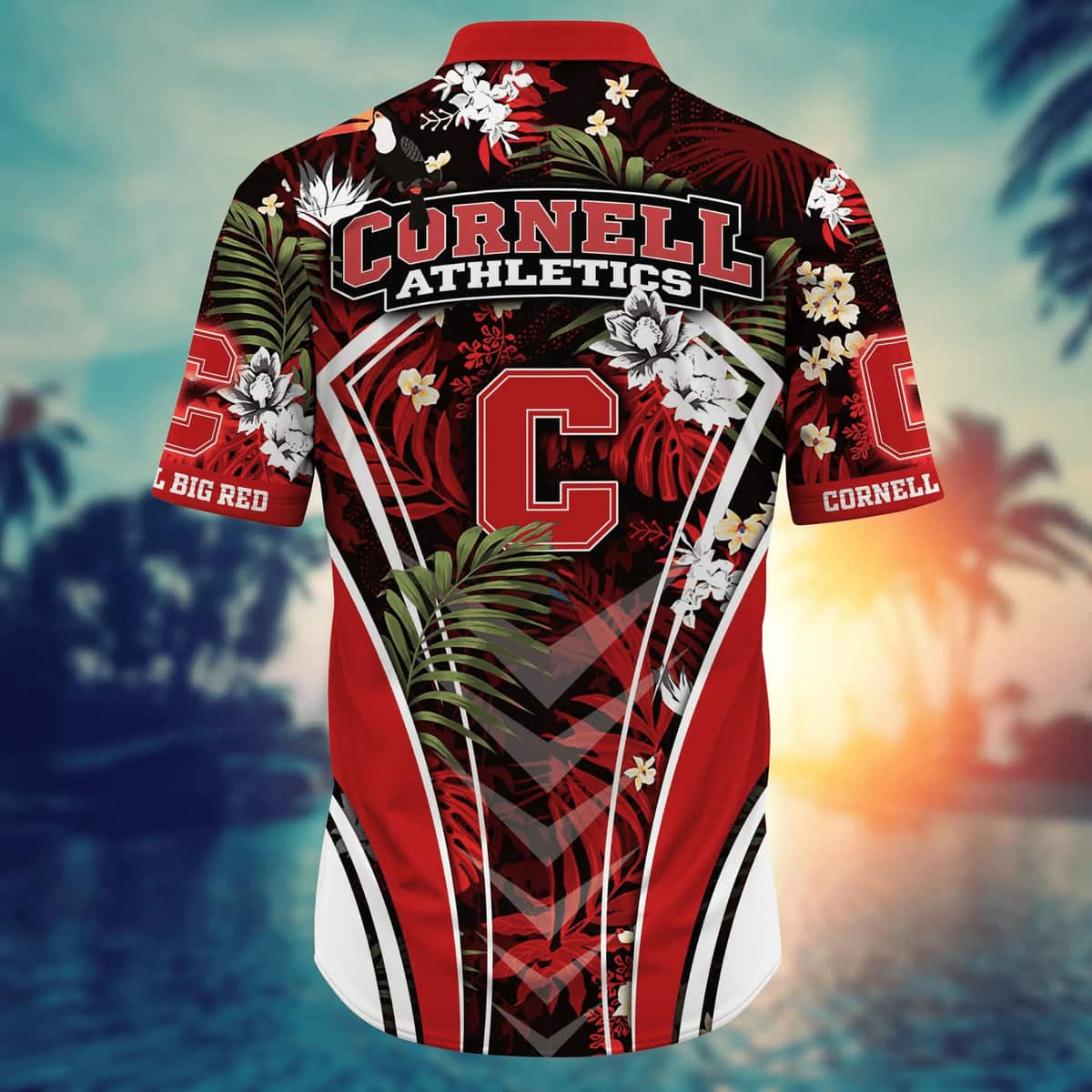 Cool Aloha NCAA Cornell Big Red Hawaiian Shirt Practical Beach Gift For Boyfriend Cool Aloha NCAA Cornell Big Red Hawaiian Shirt Practical Beach Gift For Boyfriend