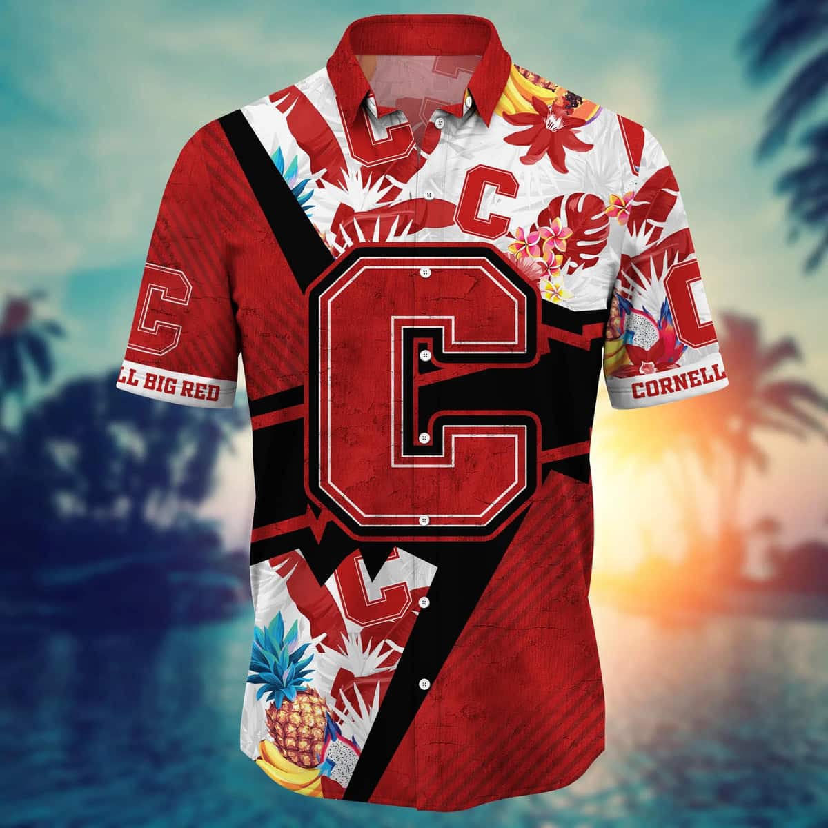 NCAA Cornell Big Red Hawaiian Shirt Practical Beach Gift For Best Friend NCAA Cornell Big Red Hawaiian Shirt Practical Beach Gift For Best Friend