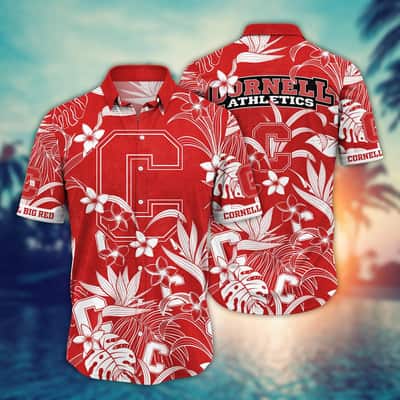 Classic Aloha NCAA Cornell Big Red Hawaiian Shirt Summer Gift For Friend