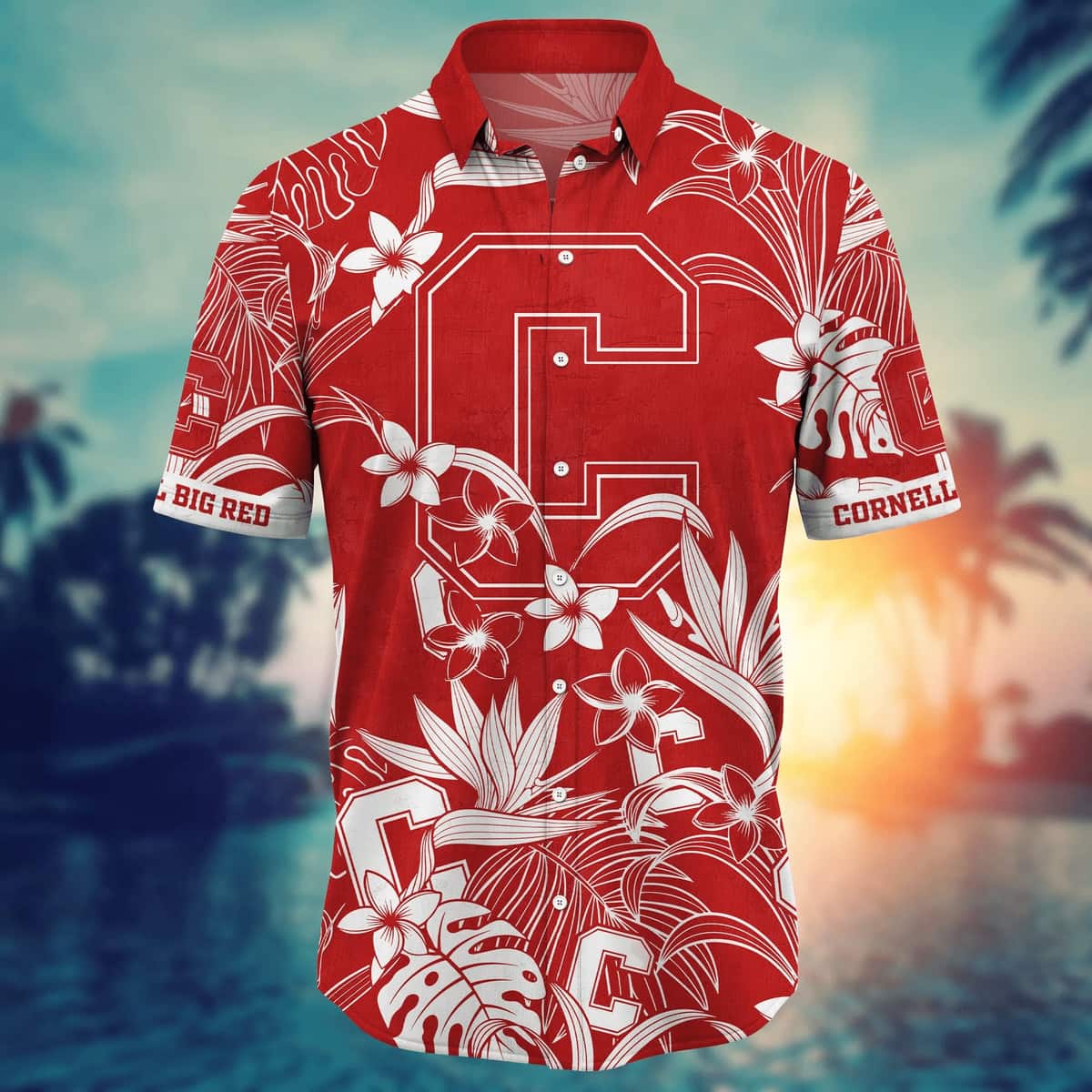 Classic Aloha NCAA Cornell Big Red Hawaiian Shirt Summer Gift For Friend Classic Aloha NCAA Cornell Big Red Hawaiian Shirt Summer Gift For Friend