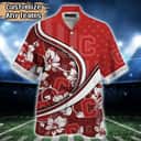 Stylish Aloha NCAA Cornell Big Red Hawaiian Shirt Custom Name Summer Holiday Gift