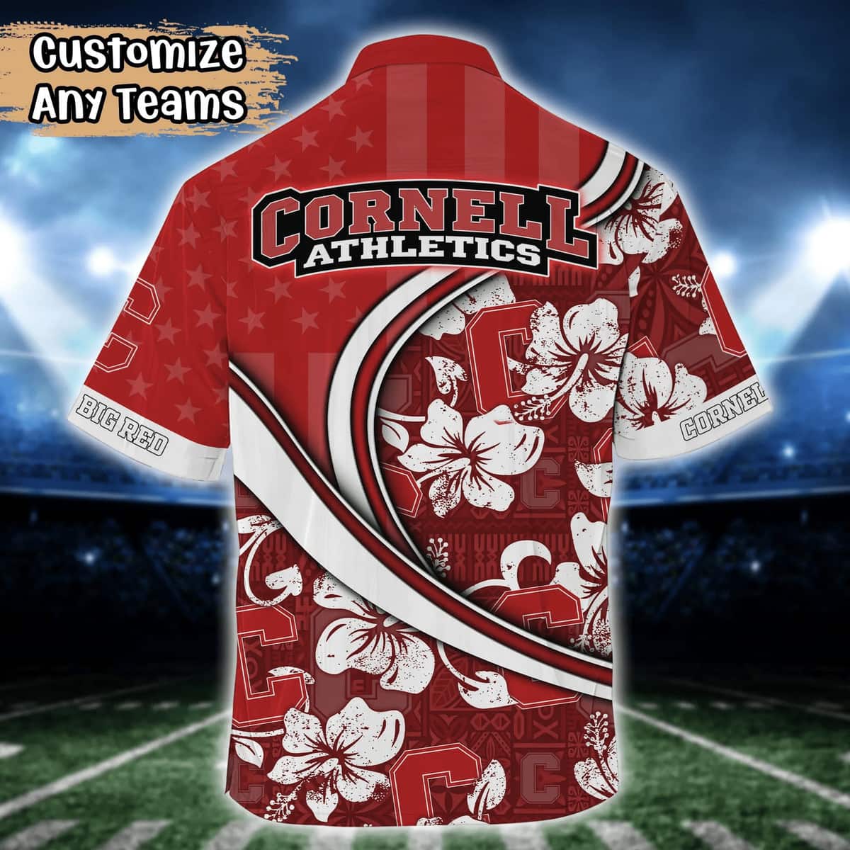 Stylish Aloha NCAA Cornell Big Red Hawaiian Shirt Custom Name Summer Holiday Gift Stylish Aloha NCAA Cornell Big Red Hawaiian Shirt Custom Name Summer Holiday Gift