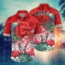 Summer Aloha NCAA Cornell Big Red Hawaiian Shirt Pink Flamingo And Palm Leaves Gift For Best Friend Summer Aloha NCAA Cornell Big Red Hawaiian Shirt Pink Flamingo And Palm Leaves Gift For Best Friend