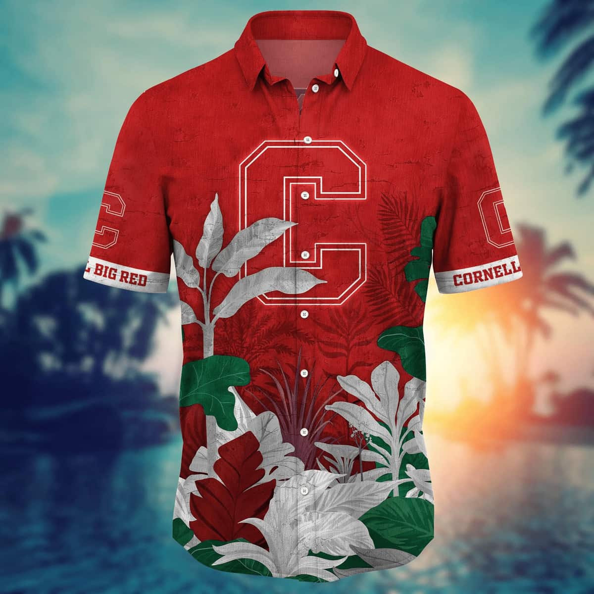 Tropical Aloha NCAA Cornell Big Red Hawaiian Shirt Gift For Best Friend Tropical Aloha NCAA Cornell Big Red Hawaiian Shirt Gift For Best Friend