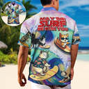 Surfing Funny Hawaiian Shirt Cat May The Surf Be With You Gift For Pet Lovers Surfing Funny Hawaiian Shirt Cat May The Surf Be With You Gift For Pet Lovers