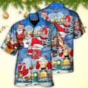 Funny Hawaiian Shirt Christmas Rebellious Santa Claus Drunk Beer Beach Gift Funny Hawaiian Shirt Christmas Rebellious Santa Claus Drunk Beer Beach Gift