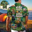 Colorful Funny Hawaiian Shirt Hippie Stay Trippy Little Hippie Gift For Dad