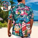 Christmas In July Funny Hawaiian Shirt Santa Claus Tropical Style Summer Gift Christmas In July Funny Hawaiian Shirt Santa Claus Tropical Style Summer Gift