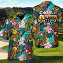 Funny Hawaiian Shirt Bigfoot Playing Golf Gift For Beer Lovers Funny Hawaiian Shirt Bigfoot Playing Golf Gift For Beer Lovers