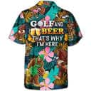 Funny Hawaiian Shirt Bigfoot Playing Golf Gift For Beer Lovers Funny Hawaiian Shirt Bigfoot Playing Golf Gift For Beer Lovers