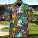 Funny Hawaiian Shirt Bigfoot Playing Golf Gift For Beer Lovers Funny Hawaiian Shirt Bigfoot Playing Golf Gift For Beer Lovers