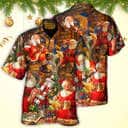 Christmas Funny Hawaiian Shirt Santa Claus Xmas Is Coming Gift For Beach Vacation Christmas Funny Hawaiian Shirt Santa Claus Xmas Is Coming Gift For Beach Vacation