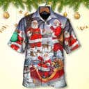 Christmas Funny Hawaiian Shirt Santa Claus Happy Xmas Is Coming Gift For Summer Vacation Christmas Funny Hawaiian Shirt Santa Claus Happy Xmas Is Coming Gift For Summer Vacation