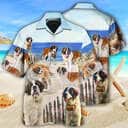 Beach Style Funny Hawaiian Shirt Saint Bernard Gift For Dog Lovers Beach Style Funny Hawaiian Shirt Saint Bernard Gift For Dog Lovers